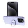 SILICONE RING tok IPHONE 15 Pro violet számára