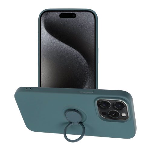 SILICONE RING tok IPHONE 15 Pro Max zöld