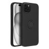 SILICONE RING tok IPHONE 15 Plus készülékhez fekete
