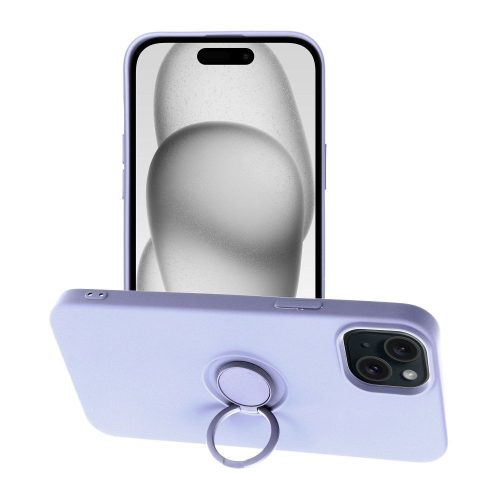 SILICONE RING tok az IPHONE 15 Plus-hoz, lila