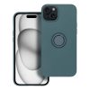 SILICONE RING tok az IPHONE 15 Plus-hoz zöld