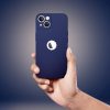 SOFT tok IPHONE 15-höz sötétkék színben