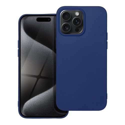 SOFT tok IPHONE 15 Pro Max-hoz, sötétkék