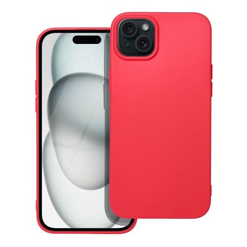 SOFT tok IPHONE 15 Plus piros