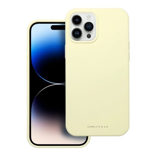 ROAR tok CLOUD SKIN IPHONE 12 Pro Max-hoz, Világos Sárga