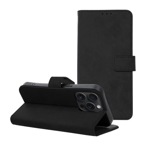 TENDER Könyvtok az IPHONE 15 Pro-hoz fekete