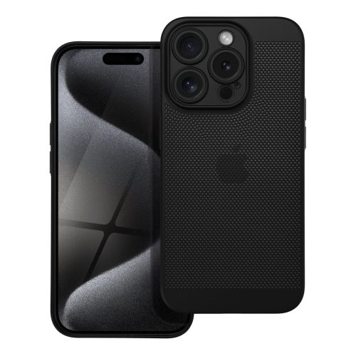 BREEZY tok az IPHONE 15 Pro-hoz, fekete