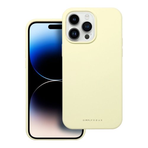 ROAR tok CLOUD SKIN IPHONE 14 Pro Max készülékhez Világos Sárga