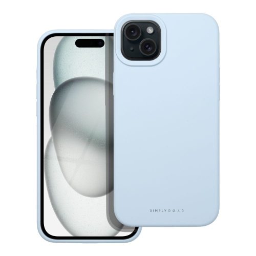 ROAR tok CLOUD SKIN az IPHONE 15 Plus-hoz Világoskék