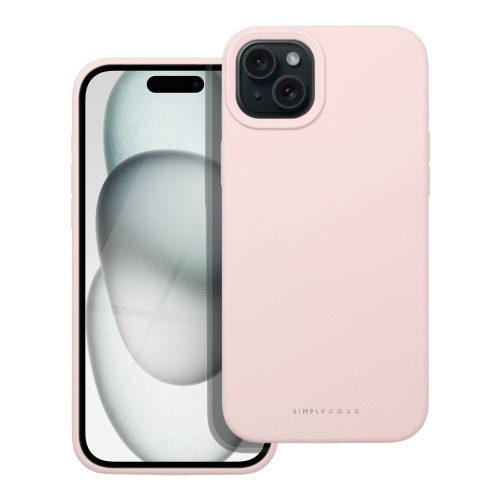 ROAR tok CLOUD SKIN az IPHONE 15 Plus-hoz Világos rózsaszín