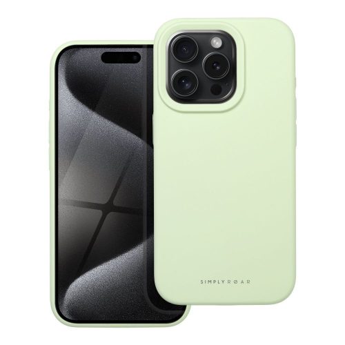 ROAR tok CLOUD SKIN az IPHONE 15 Pro-hoz Világos zöld