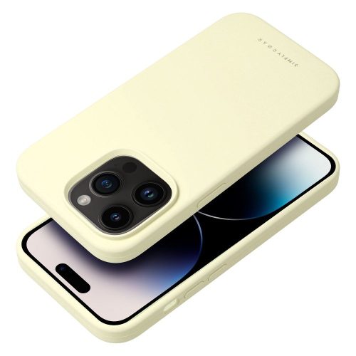 ROAR tok CLOUD SKIN az IPHONE 15 Pro-hoz Világos sárga