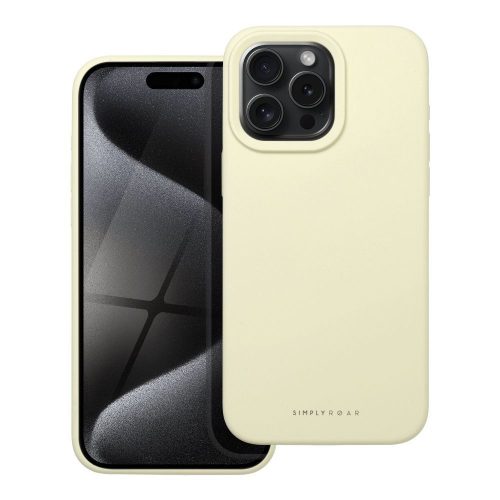 ROAR tok CLOUD SKIN az IPHONE 15 Pro Max-hoz Világos sárga