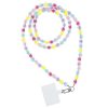COLORFUL Phone lanyard, Telefon medál / zsinór hossza 120cm (hurokban 60cm) / nyakban - többszínű