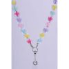 COLORFUL Phone lanyard, Telefon medál / zsinór hossza 120cm (hurokban 60cm) / nyakban - többszínű