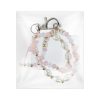 HAPPY Phone lanyard, Phone pendant / cord length 44cm (22cm in the loop) / on hand - lite pink