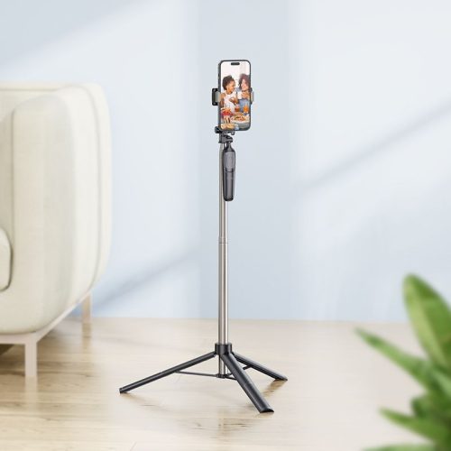 Selfie stick Hoco tripod with wireless remote control K19 black