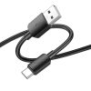 HOCO kábel USB-ről Type C-re PD 2,4A 27W X96 1 m fekete
