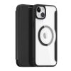 DUX DUCIS pénztárca tok SKIN X PRO, kompatibilis a MagSafe-fel, IPHONE 15 Plus fekete