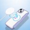 DUX DUCIS pénztárca tok SKIN X PRO kompatibilis MagSafe-fel IPHONE 15 Plus-hoz lila