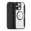 DUX DUCIS pénztárca tok SKIN X PRO kompatibilis MagSafe funkcióval az IPHONE 15 Pro számára, fekete színben