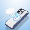 DUX DUCIS pénztárca tok SKIN X PRO MagSafe kompatibilis IPHONE 15 Pro Max készülékhez kék színben