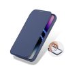 DUX DUCIS pénztárca tok SKIN X PRO MagSafe kompatibilis IPHONE 15 Pro Max készülékhez kék színben