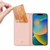 DUX DUCIS wallet case SKIN PRO for IPHONE 14 Plus rose