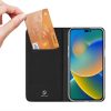 DUX DUCIS pénztárca tok SKIN PRO IPHONE 14 Pro készülékhez fekete