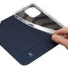 DUX DUCIS pénztárca tok SKIN PRO iPHONE 14 Pro-hoz kék