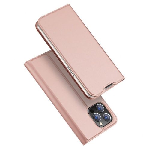 DUX DUCIS pénztárca Tok SKIN PRO  IPHONE 14 Pro rose