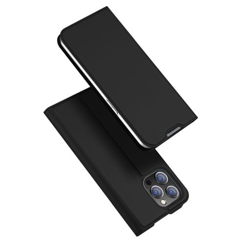 DUX DUCIS pénztárca tok SKIN PRO IPHONE 14 Pro Max-hoz fekete