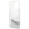 KARL LAGERFELD case for IPHONE 13 Pro KLHCP13LGKCS (Liquid Glitter K&C) silver