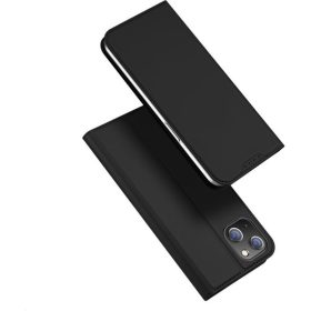   DUX DUCIS pénztárca tok SKIN PRO IPHONE 15 Plus modellhez, fekete