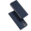 DUX DUCIS pénztárca tok SKIN PRO IPHONE 15 Plus-hoz kék