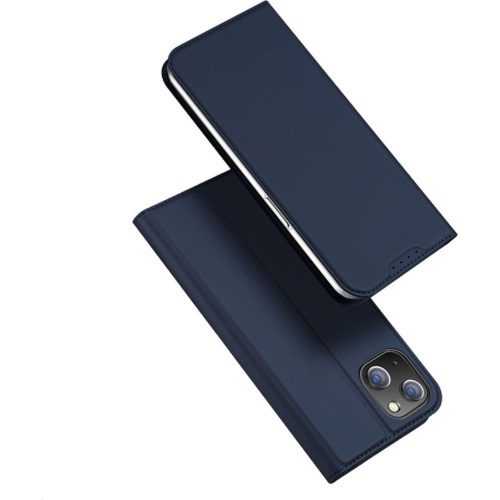 DUX DUCIS pénztárca tok SKIN PRO IPHONE 15 Plus-hoz kék