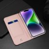 DUX DUCIS pénztárca tok SKIN PRO IPHONE 15 Plus-hoz rózsaszín