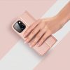 DUX DUCIS pénztárca tok SKIN PRO IPHONE 15 Plus-hoz rózsaszín