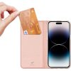 DUX DUCIS wallet case SKIN PRO for IPHONE 15 Pro rose