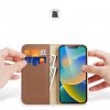 DUX DUCIS wallet case HIVO for IPHONE 15 brown