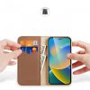 DUX DUCIS wallet case HIVO for IPHONE 15 Pro brown