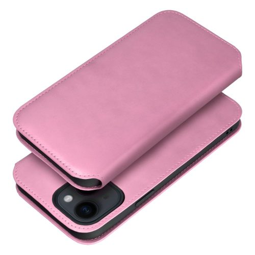 DUAL POCKET Könyvtok IPHONE 15 Pro Max készülékhez világos rózsaszín