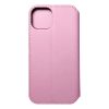 DUAL POCKET Könyvtok IPHONE 15 Plus készülékhez, világos rózsaszín