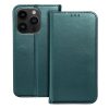 SMART MAGNETO könyvtok IPHONE 15 Plus dark zöld színben