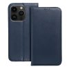 SMART MAGNETO könyv tok IPHONE 15 Plus készülékhez, sötétkék