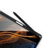 DUX DUCIS tok TOBY ceruzatartóval SAMSUNG Tab S8 Ultra (X900/X906) készülékhez, fekete