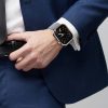 DUX DUCIS tok HAMO védőüveggel Apple Watch 7 / 8 / 9 41 mm fekete