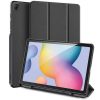 DUX DUCIS tok DOMO hajtogatható ceruzatartóval SAMSUNG Tab S6 Lite (P610/P613/P615/P619) készülékhez, fekete