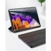 DUX DUCIS tok DOMO hajtogatható ceruzatartóval SAMSUNG Tab S8 (X700/X706)/S7 (T870/T875/T876B) készülékhez, fekete