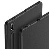 DUX DUCIS tok DOMO összecsukható ceruzatartóval SAMSUNG Tab S8 Ultra (X900/X906) fekete